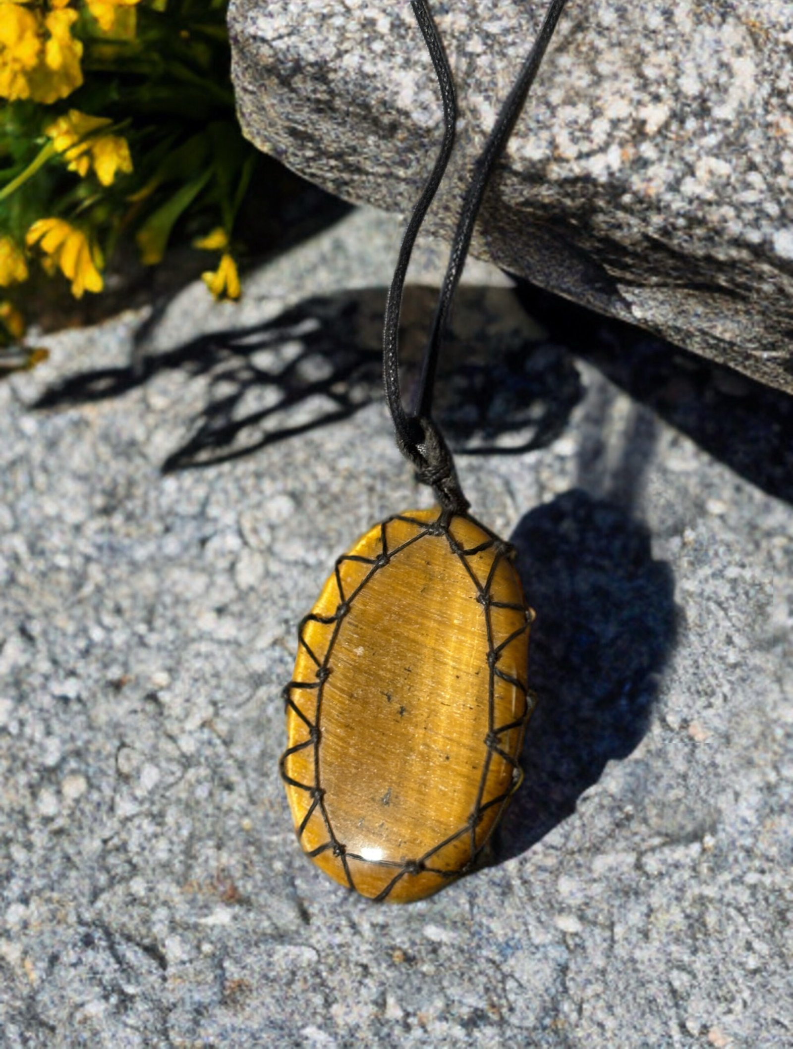 Protective Tiger Eye Stone Pendant 2