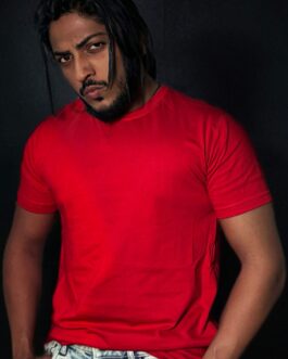 Premium Solid Red T-Shirt